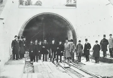 Blackwall Tunnel: Inspection of the Subaqueous Portion by Dignitaries, 1895