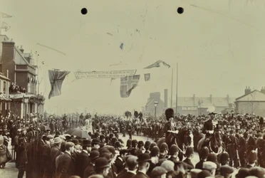 Blackwall Tunnel: Pageantry as the Prince of Wales, Later King Edward VII, and Princess Alexandra Attend the Ceremonial Opening of the Tunnel, 1897