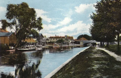 Boat Houses and Victoria Bridge