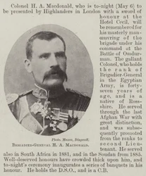 Brigadier-General H A Macdonald