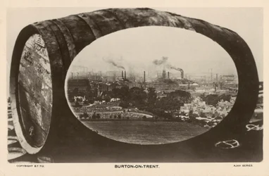 Burton-on-Trent, Staffordshire, traditional centre of the British brewing industry