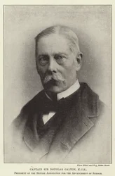 Captain Sir Douglas Galton, President of the British Association for the Advancement of Science