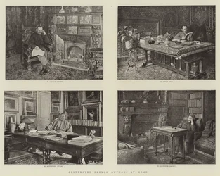 Celebrated French Authors at Home