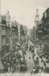 Cheapside Looking East, London