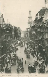 Cheapside Looking East, London
