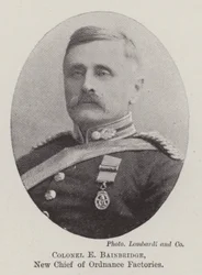 Colonel E Bainbridge, New Chief of Ordnance Factories