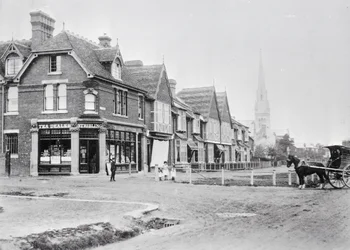Corner of Chase Side and Chase Green Avenue, c.1890 (photo)
