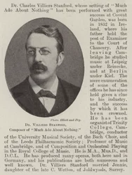 Dr Villiers Stanford, Composer of Much Ado About Nothing