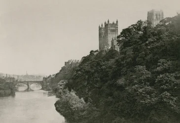 Durham Cathedral, from the Prebend Bridge