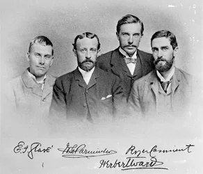 E.J. Glave, W.G. Parminter, Herbert Ward and Roger Casement