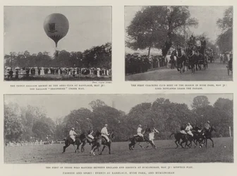 Fashion and Sport, Events at Ranelagh, Hyde Park, and Hurlingham