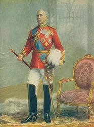 Field-Marshal Viscount Wolseley, Commander-in-Chief of the Army. In the Full Dress of a Field-Marshal