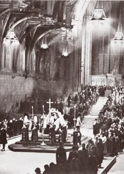 George V Lying in State in Westminster Hall, 1936