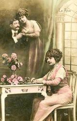 Glamour Postcard