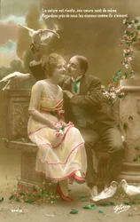 Glamour Postcard