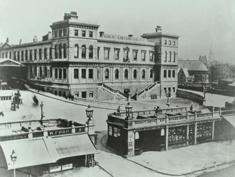 Great Eastern Terminus at Bishopsgate: exterior