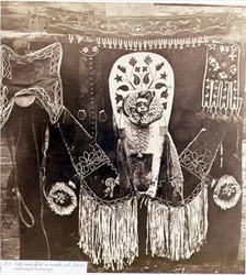 Half-Breed Child in a Cradle with Indian Ornamental Trappings, Photographed by the Royal Engineers on the Forty-Ninth Parallel