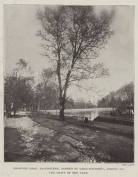 Hampden Park, Eastbourne, opened by Lord Rosebery, 12 August, the Drive by the Lake