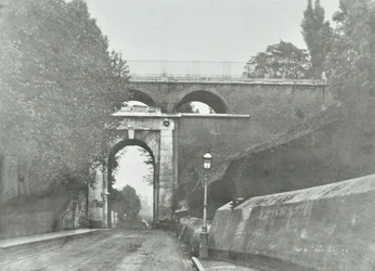 Highgate Archway, Archway Road Bridge: General View of Old Bridge, 1896