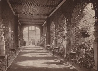 Holland House, London: Conservatory leading from Ball Room