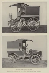 Horse and Motor Vans (photo)