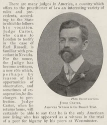 Judge Carter, American Witness in the Russell Trial