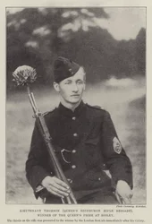 Lieutenant Thomson (Queens Edinburgh Rifle Brigade), Winner of the Queens Prize at Bisley