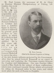 M Paul Lessar, Chief of the Russian Legation at Peking