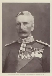 Major-General E R P Woodgate, commanding the 9th Brigade in South Africa, wounded at Spion Kop