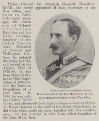 Major-General Sir Ian Hamilton, New Military Secretary at the War Office