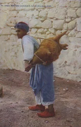 Man carrying water, Jerusalem