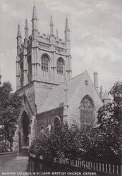 Merton College and St John Baptist Church, Oxford