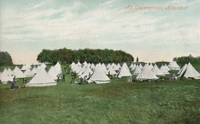 Military encampment, Aldershot, Hampshire