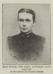 Miss Bayer, the First Austrian Lady Doctor