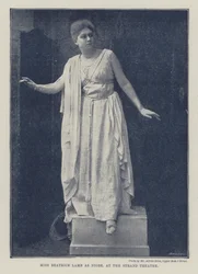 Miss Beatrice Lamb as Niobe, at the Strand Theatre