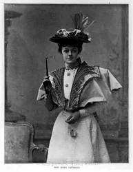 Miss Irene Vanbrugh in The Importance of Being Earnest, by Oscar Wilde at the St. James Theatre, on 4 May 1895