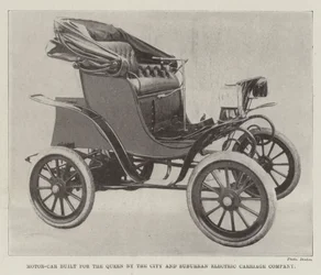 Motor-Car built for the Queen by the City and Suburban Electric Carriage Company