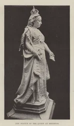 New Statue of the Queen at Brighton