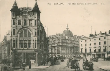 Pall Mall East and Carlton Hotel