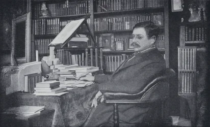 Paul Bourget in his Study
