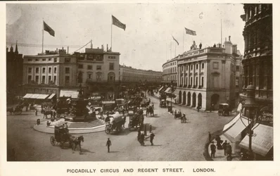 Piccadilly Circus and Regent Street, London