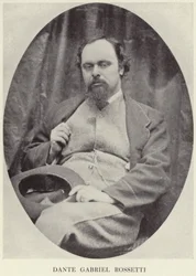 Portrait of Dante Gabriel Rossetti