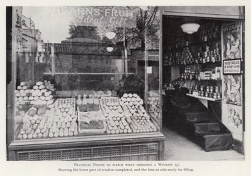 Practical points to watch when dressing a window