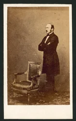 Prince Albert, Standing Behind a Chair