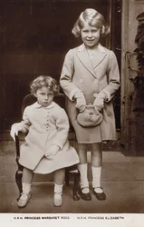 Princess Elizabeth (later Queen Elizabeth II) and Princess Margaret