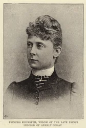 Princess Elizabeth, Widow of the Late Prince Leopold of Anhalt-Dessau