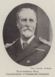 Rear-Admiral Rice, Superintendent of Portsmouth Dockyard
