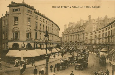 Regent Street and Piccadilly Hotel, London