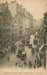 Savoy Hotel and Hotel Cecil, Strand, London