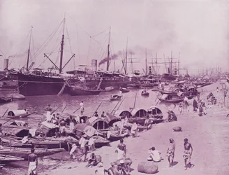 Shipping in the Hooghly, Calcutta